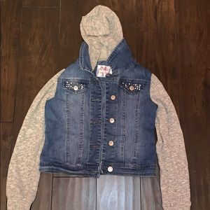 Justice jean jacket.